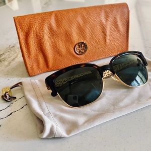 Tory Burch TY6032 301671 Tortoise Gold Sunglasses